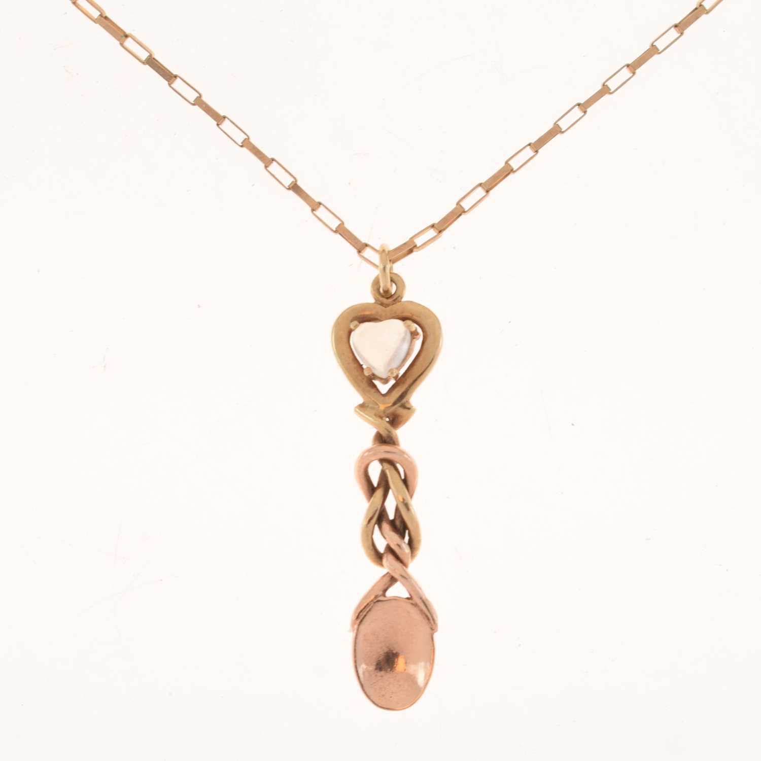 Welsh Celtic Heart Love Spoon Brooch – Celtic Crystal Design Jewelry